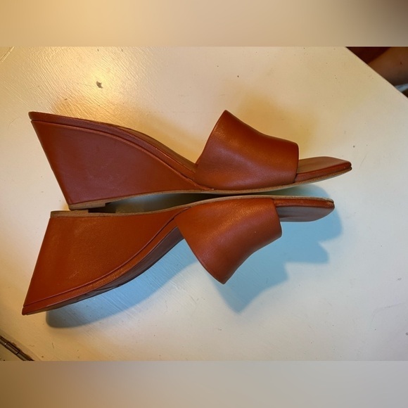 Jeffrey Campbell Appetit Wedge Leather Slide Sandal 9 - Picture 6 of 8